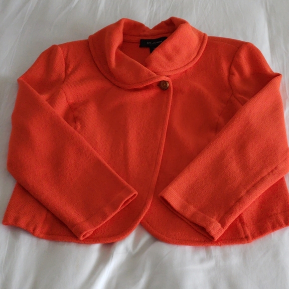 St. John Jackets & Blazers - ST. JOHN orange jacket size 10